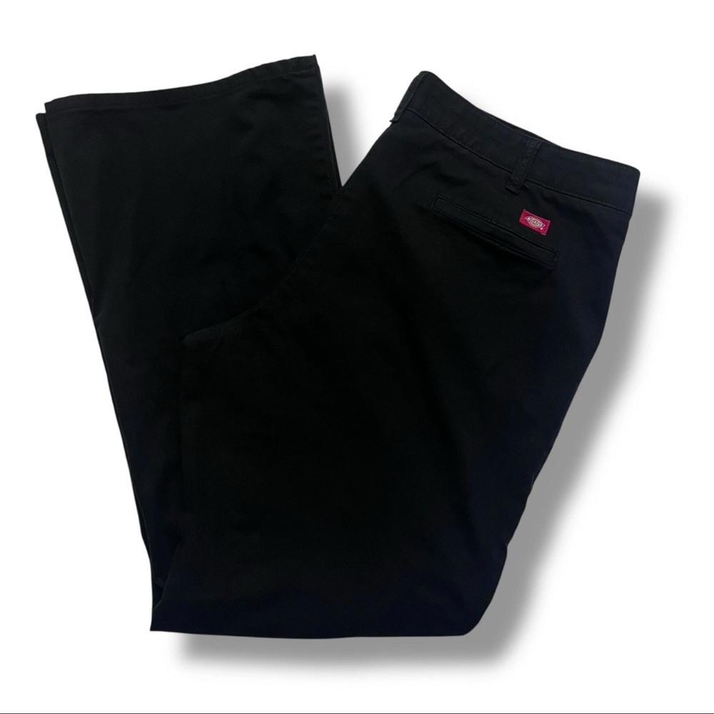 Dickies Women Pants Black Fit Boot Cut 18 R